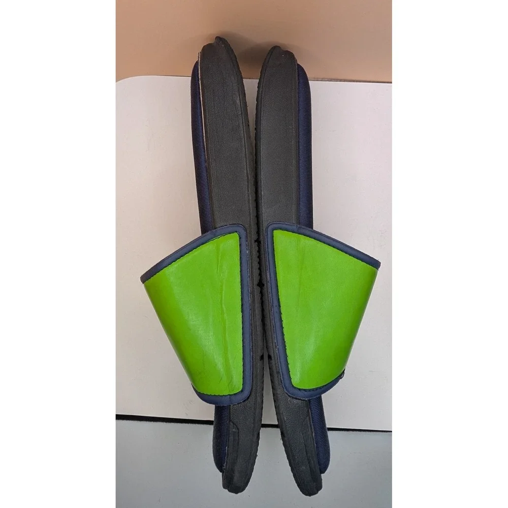 Seattle Seahawks Mens Sandals Size Medium 9-10 NFL Green Blue